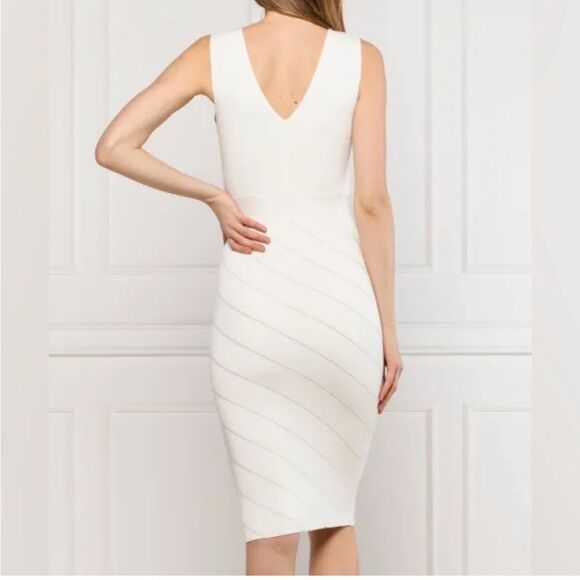 56 NWT 400.00 Pinko Nauru Abito Knit Shift dress Medium - Picture 3 of 5